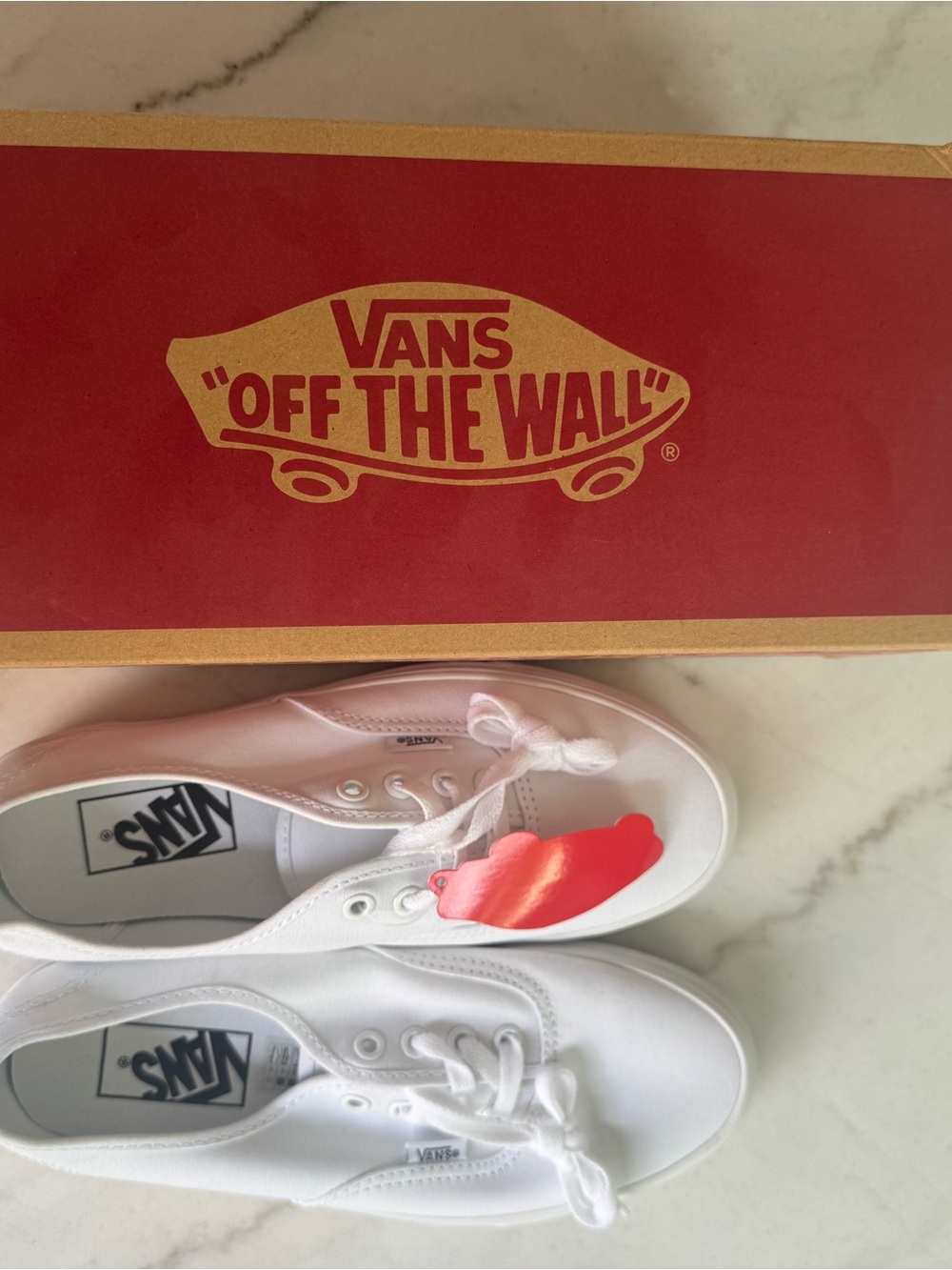 NWT Vans Authentic Low-Top Sneaker - White - Picture 2 of 5